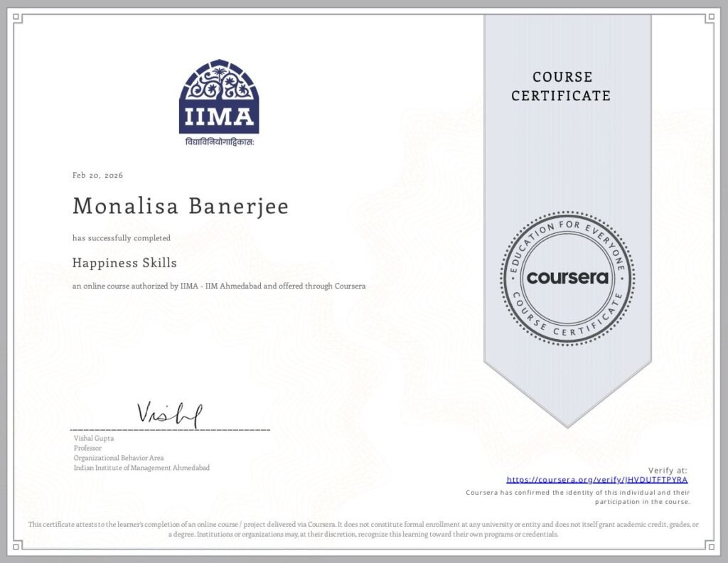 Small Steps to Happiness, Big Achievement